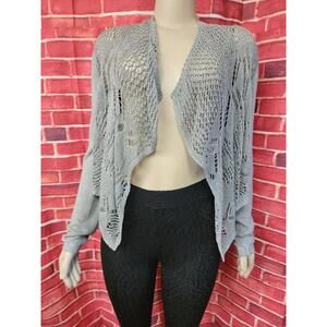 Marc Aurel Size 36/S Green Women's Open Cardigan Sweater #CB9